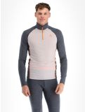 Miniaturansicht Odlo, Natural Performance PW 150 Pullover Herren Silver Cloud - India Ink Melange grau 