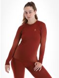 Miniaturansicht Odlo, Perfomance Warm Eco Thermoshirt Damen Spiced Apple burgund 