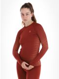 Miniaturansicht Odlo, Perfomance Warm Eco Thermoshirt Damen Spiced Apple burgund 