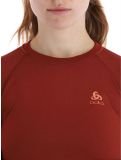 Miniaturansicht Odlo, Perfomance Warm Eco Thermoshirt Damen Spiced Apple burgund 