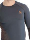 Miniaturansicht Odlo, Perfomance Warm Eco Thermoshirt Herren India Ink grau 