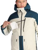 Miniaturansicht Peak Performance, M Vertical Gore-Tex 3L Hardshell Skijacke Herren Infinity Teel / Sand Fog beige, blau 