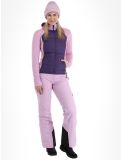 Miniaturansicht Peak Performance, W Down Hybrid Hood Jacke Damen Indigo Statice Lilac rosa 