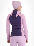 Miniaturansicht Peak Performance, W Down Hybrid Hood Jacke Damen Indigo Statice Lilac rosa 