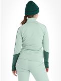 Miniaturansicht Peak Performance, W Rider Mid Zip Jacke Damen Delta Green Smoke Pine grün 