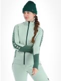 Miniaturansicht Peak Performance, W Rider Mid Zip Jacke Damen Delta Green Smoke Pine grün 