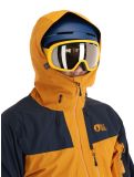 Miniaturansicht Picture, Broader 3L Hardshell Skijacke Herren Camel-Dark Blue blau, orange 