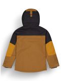 Miniaturansicht Picture, Cossmo Skijacke Kinder Black Honey Chocolate braun, orange, schwarz 