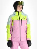 Miniaturansicht Picture, Exa Skijacke Damen Orchid Acid Lime Silt Green grün, rosa 