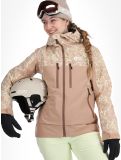 Miniaturansicht Picture, Exa Skijacke Damen Textury Print Roebuck braun 