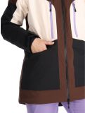 Miniaturansicht Picture, Haakon Skijacke Damen Chicory Coffee Vanilla B lack beige, braun 