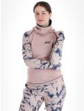 Miniaturansicht Picture, Pagaya High Fleece Thermoshirt Damen Shadow Gray rosa 