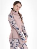 Miniaturansicht Picture, Pagaya High Fleece Thermoshirt Damen Shadow Gray rosa 