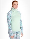 Miniaturansicht Picture, Pagaya High Fleece Thermoshirt Damen Blurry Water Silt Green grün 