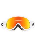 Miniaturansicht POC, Retina Mid Skibrille Unisex Hydrogen White / Partly Sunny Orange orange, weiß 