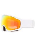 Miniaturansicht POC, Zonula Skibrille Unisex Hydrogen White / Partly Sunny Orange orange, weiß 