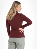 Miniaturansicht Poederbaas, Arctic Pullover Damen Bordeaux burgund 