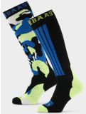 Miniaturansicht Poederbaas, Camo Ski Socks 2-pack Skisocken 2-pack Unisex Blue Multi blau, mehrfarbig 