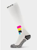 Miniaturansicht Poederbaas, Tech Ski Socks Compress Merino Pro Kompressionsstrümpfe Unisex White weiß 