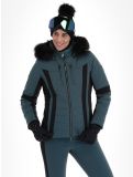 Miniaturansicht Poivre Blanc, Luxe Sport Line W23-0804-WO Skijacke Damen Ever Green / Black grün, schwarz 