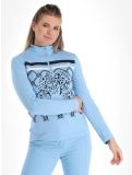 Miniaturansicht Poivre Blanc, Luxe Sport Line W23-1940-WO/L Pullover Damen Leopard Starlight Blue blau 