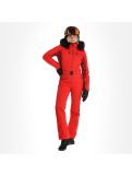 Miniaturansicht Poivre Blanc, Stretch Ski Overall Skianzug Damen leopard scarlet rot 