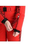 Miniaturansicht Poivre Blanc, Stretch Ski Overall Skianzug Damen leopard scarlet rot 