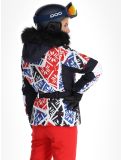 Miniaturansicht Poivre Blanc, Traditional 24PBH1003/WO/P Skijacke Damen Print Scarlet Red blau, rot, weiß 