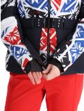 Miniaturansicht Poivre Blanc, Traditional 24PBH1003/WO/P Skijacke Damen Print Scarlet Red blau, rot, weiß 