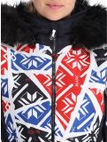 Miniaturansicht Poivre Blanc, Traditional 24PBH1003/WO/P Skijacke Damen Print Scarlet Red blau, rot, weiß 