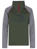 Miniaturansicht Protest, PRTRAF JR 1/4 zip Pullover Kinder Thyme grau, grün 