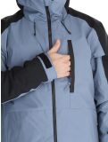 Miniaturansicht Quiksilver, Mission Block Skijacke Herren Flint Stone grau, schwarz 