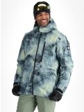 Miniaturansicht Quiksilver, Mission Printed Skijacke Herren Space Stone Celery Green grün 