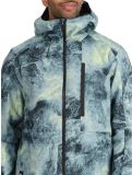 Miniaturansicht Quiksilver, Mission Printed Skijacke Herren Space Stone Celery Green grün 