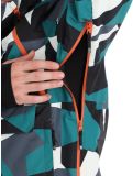 Miniaturansicht Rehall, Buck-R Skijacke Herren Camo teal green grün, schwarz 