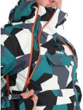 Miniaturansicht Rehall, Buck-R Skijacke Herren Camo teal green grün, schwarz 