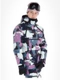 Miniaturansicht Rehall, Vie-R Skijacke Damen Camo Abstract Lavender mehrfarbig, violett 