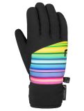 Miniaturansicht Reusch, Beatrix R-TEX® XT Skihandschuhe Kinder Black / Multicolour Lines mehrfarbig, schwarz 