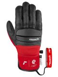 Miniaturansicht Reusch, Marco Odermatt Skihandschuhe Herren Black / Fire Red rot, schwarz 