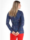 Miniaturansicht Rossignol, JC De Castelbajac Booster 1/2 Zip Pullover Damen Cosmic Blue blau 