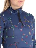 Miniaturansicht Rossignol, JC De Castelbajac Booster 1/2 Zip Pullover Damen Cosmic Blue blau 