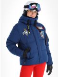 Miniaturansicht Rossignol, JC De Castelbajac Modul Down Bomber Skijacke Damen Cosmic Blue blau 