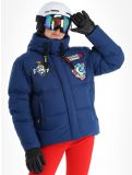 Miniaturansicht Rossignol, JC De Castelbajac Modul Down Bomber Skijacke Damen Cosmic Blue blau 