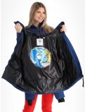 Miniaturansicht Rossignol, JC De Castelbajac Modul Down Bomber Skijacke Damen Cosmic Blue blau 