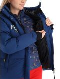 Miniaturansicht Rossignol, JC De Castelbajac Modul Down Bomber Skijacke Damen Cosmic Blue blau 