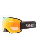 Miniaturansicht Sinner, Snowflake Skibrille extra Linse Unisex Matt Black schwarz 