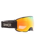 Miniaturansicht Sinner, Snowflake Skibrille extra Linse Unisex Matt Black schwarz 