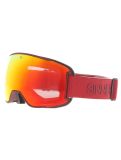 Miniaturansicht Sinner, Snowflake Skibrille extra Linse Unisex Matt Burgundy rot 