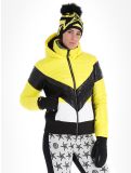 Miniaturansicht Sportalm Kitzbühel, Stockholm m.Kap.o.P. Skijacke Damen Blazing Yellow gelb, schwarz, weiß 