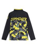 Miniaturansicht Spyder, Camo 1/2 Zip Pullover Kinder Acid Yellow gelb 